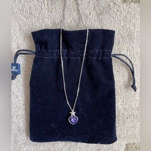 Swarovski star purple crystal pendant